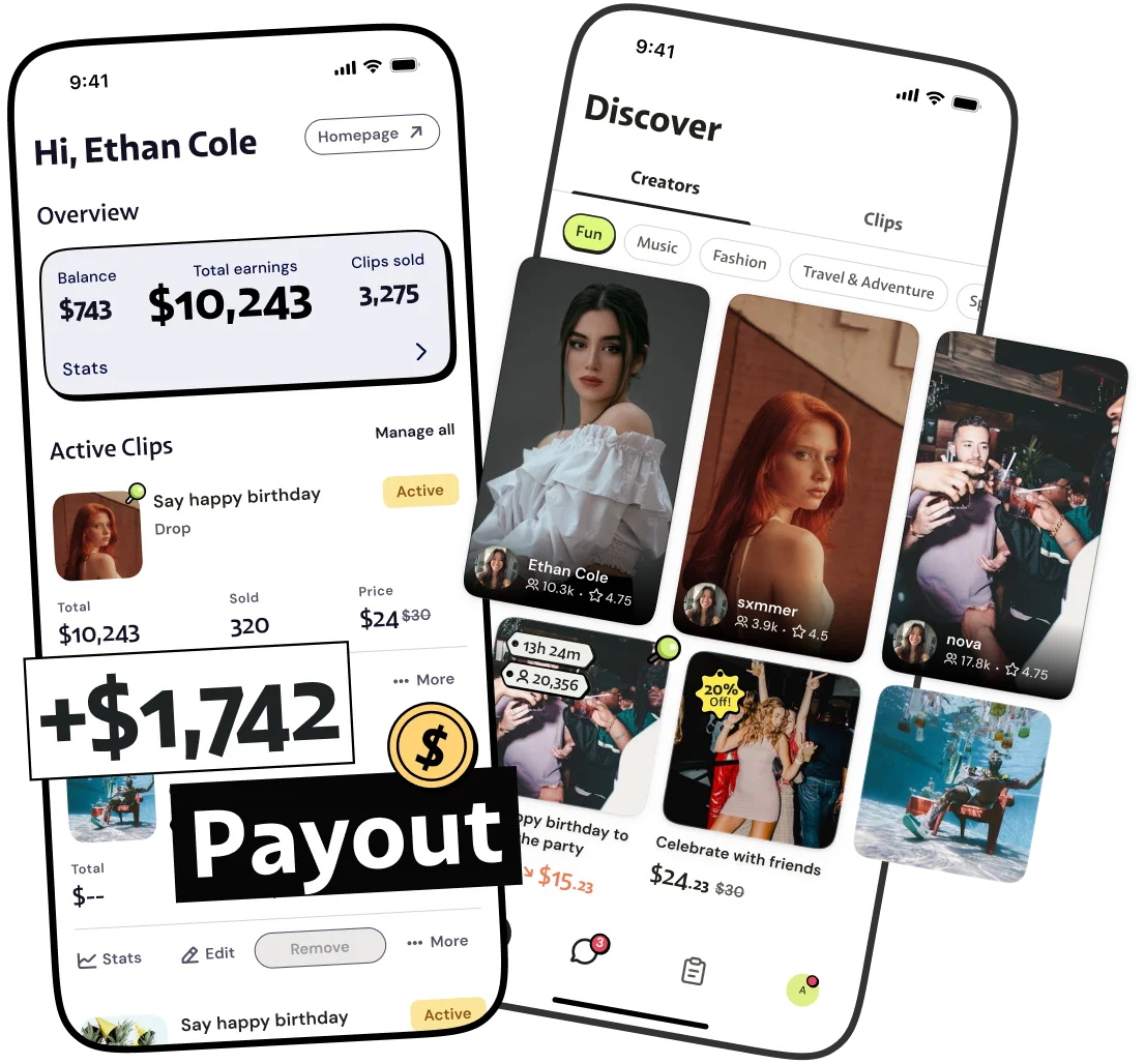 Auraclip app preview